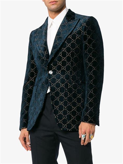 gucci blue blazer inspired|gucci blazer price.